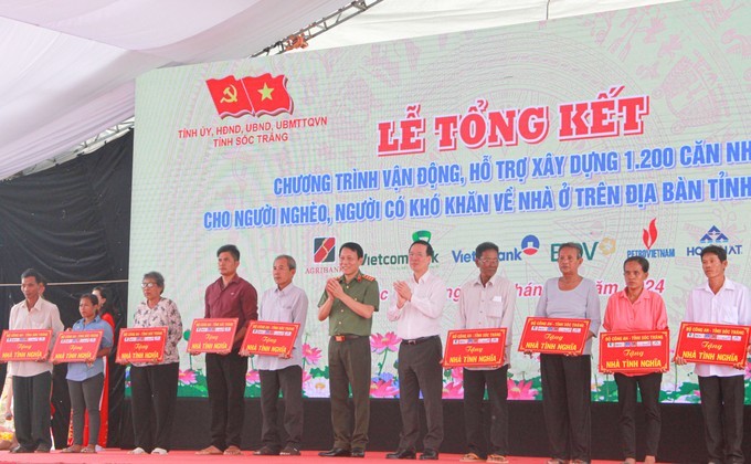 President Vo Van Thuong attends ceremony (Photo: SGGP)