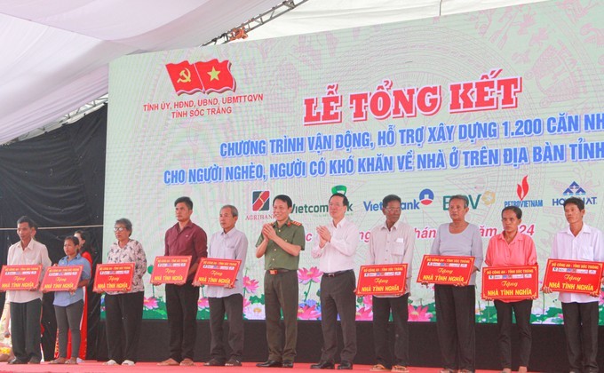 President Vo Van Thuong attends ceremony (Photo: SGGP)