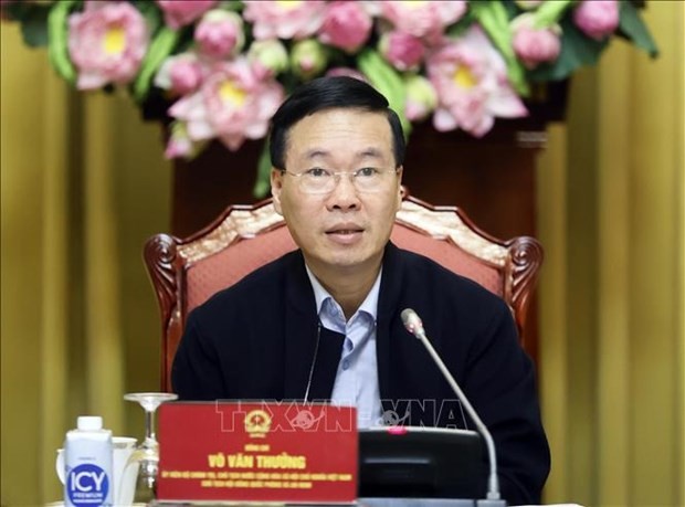 President Vo Van Thuong chairs 4th meeting of Council of National Defence and Security