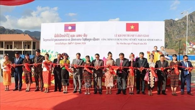 Son La-funded park in Lao province inaugurated | Society | Vietnam+ (VietnamPlus)