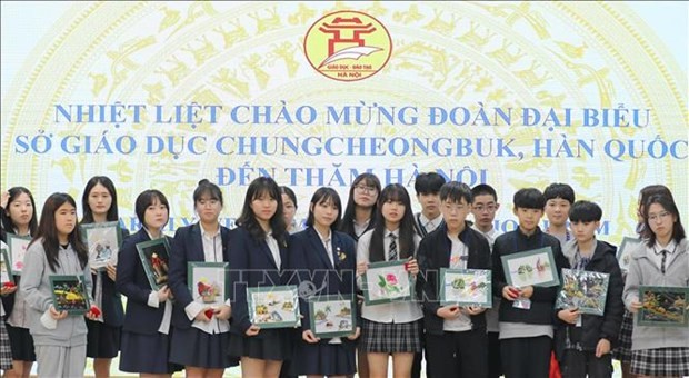 RoK students experience daily life, educational activities in Hanoi