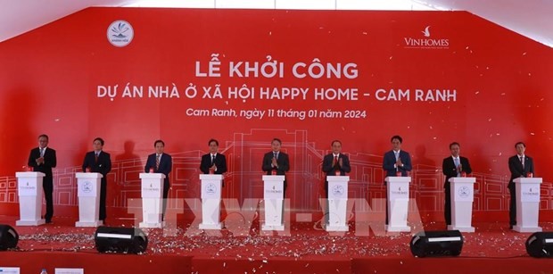 Khanh Hoa: Biggest ever social housing project kicks off | Society | Vietnam+ (VietnamPlus)