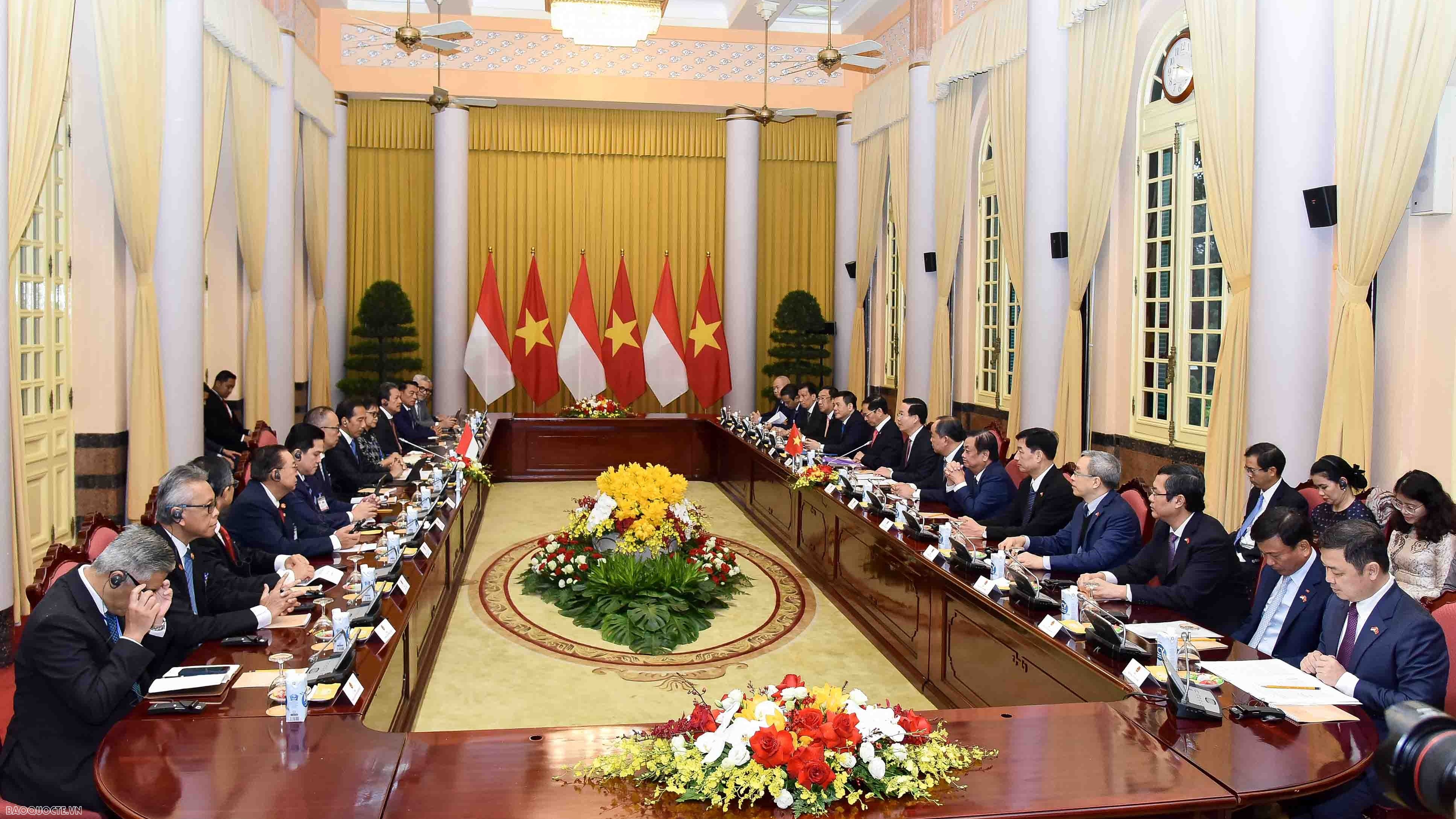 Vietnam, Indonesia Presidents  hold talks, targeting higher level of relationship