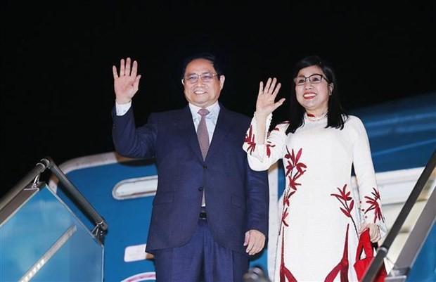 PM Pham Minh Chinh leaves for WEF-54, official visits to Hungary, Romania