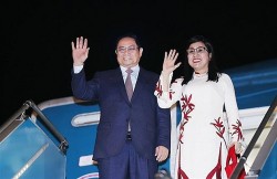 Prime Minister Pham Minh Chinh leaves for WEF-54, official visits to Hungary, Romania