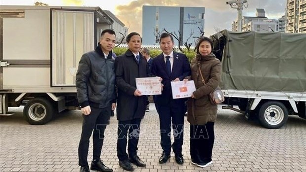 Vietnamese community in Japan sends more relief to quake-affected people
