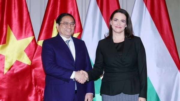 PM Pham Minh Chinh meets with Hungarian President Katalin Novák