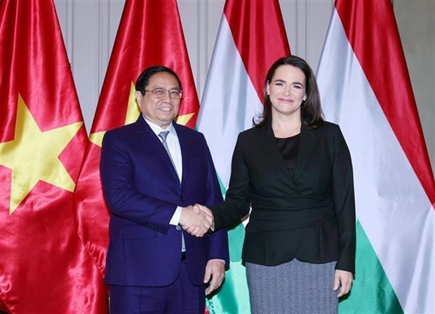PM Pham Minh Chinh meets with Hungarian President Katalin Novák