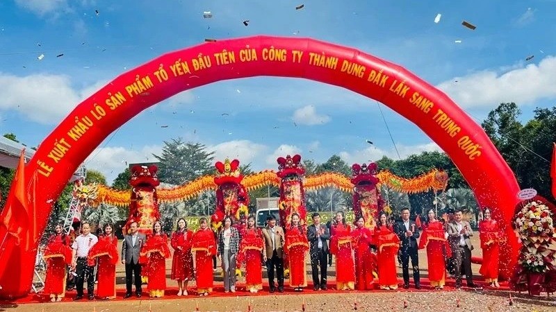 Krong Pac District’s first bird’s nest batch exported to China under official quota