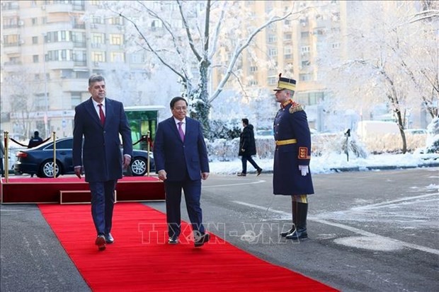 Romanian PM chairs welcome ceremony for Vietnamese counterpart in Bucharest Romanian PM chairs welcome ceremony for Vietnamese counterpart in Bucharest