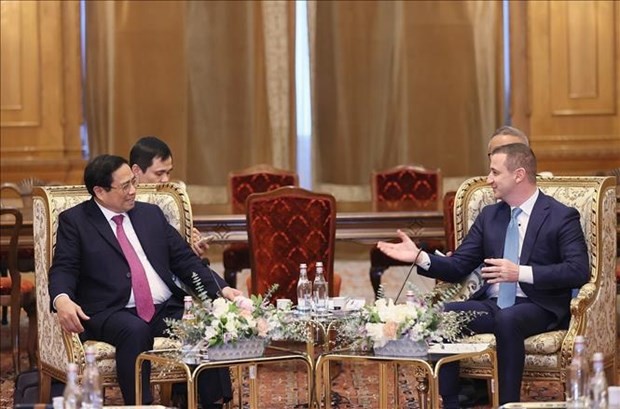 PM Pham Minh Chinh meets with Romanian President of Chamber of Deputies