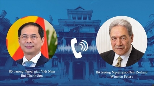 Vietnam, New Zealand Foreign Ministries forge coordination: Ministers on phone talks