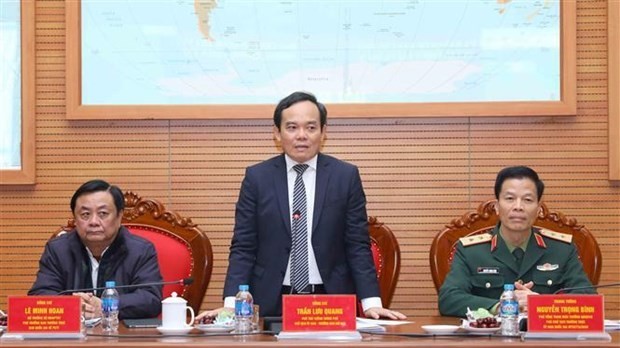 Deputy PM Tran Luu Quang chairs a conference on natural disaster prevention and control