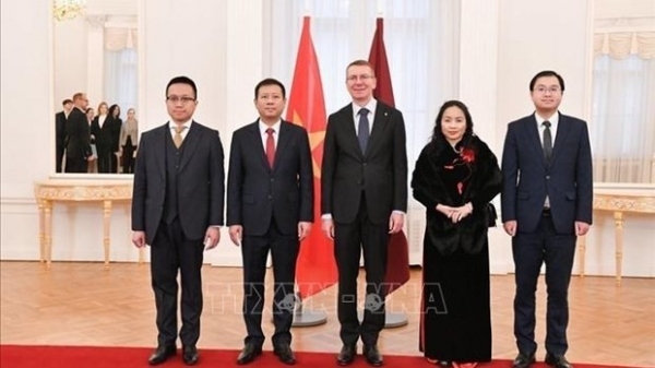 Latvia expects to fortify all-encompassing ties with Vietnam: President Edgars Rinkevics