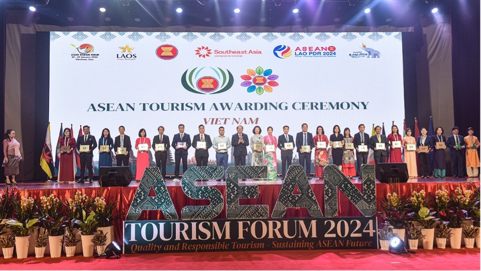 ASEAN Tourism Awards 2024 honours 25 Vietnamese localities and units. (Source: TITC)