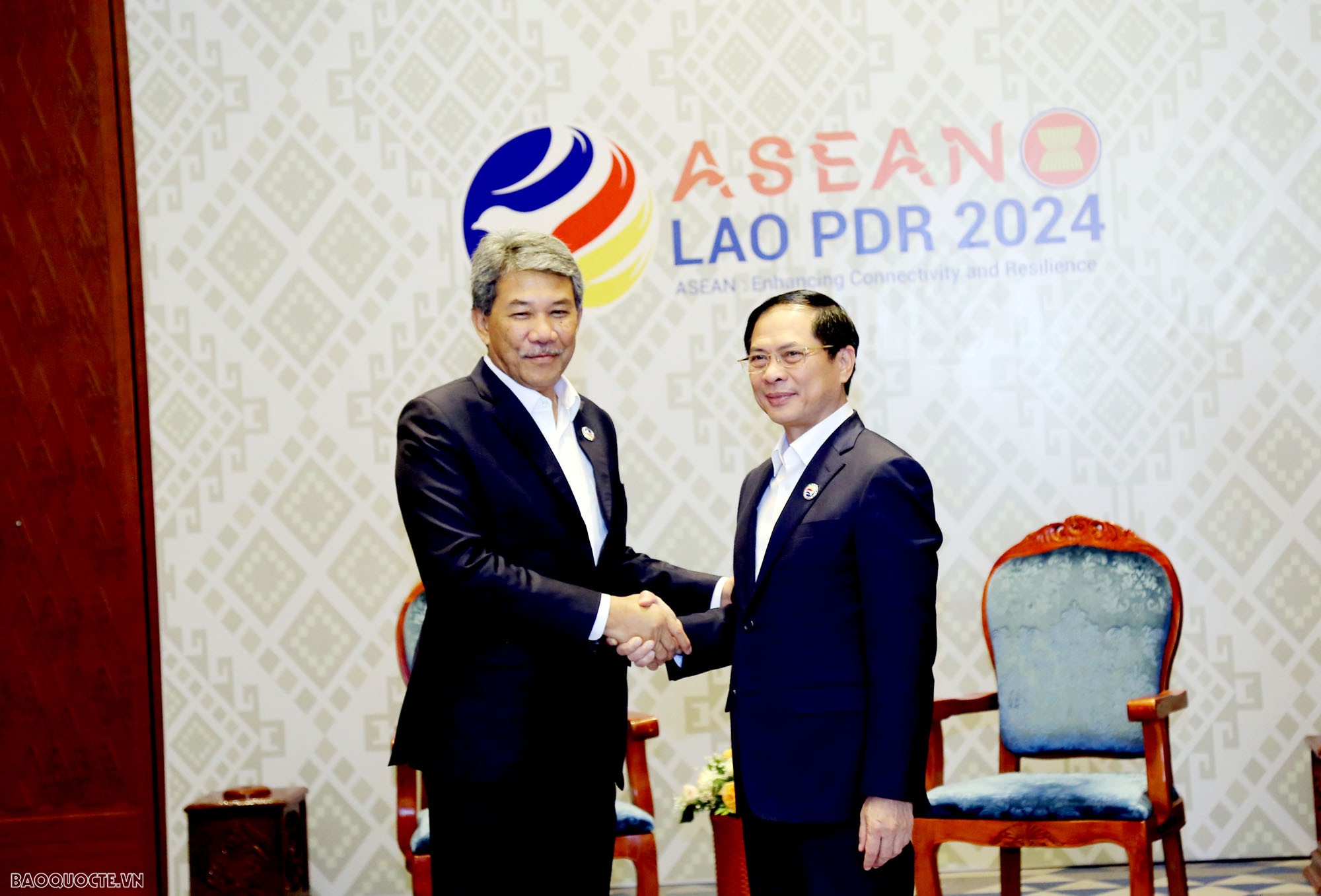 Foreign Minister meets Thai, Malaysian counterparts in Luang Phrabang, Laos