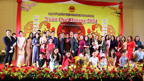Tết cộng đồng đầm ấm, đặc sắc văn hóa Việt Nam tại Myanmar