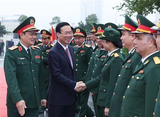 President Vo Van Thuong asks Viettel to continue leading status in telecoms industry