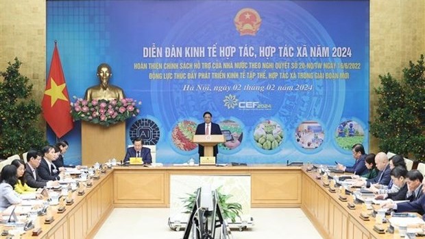 PM Pham Minh Chinh chairs Forum on Cooperative Economy 2024