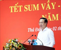 President Vo Van Thuong delivers Tet greetings in Thu Duc city