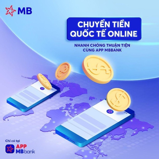 MBBank provides international money transfer services for Vietnamese expatriates