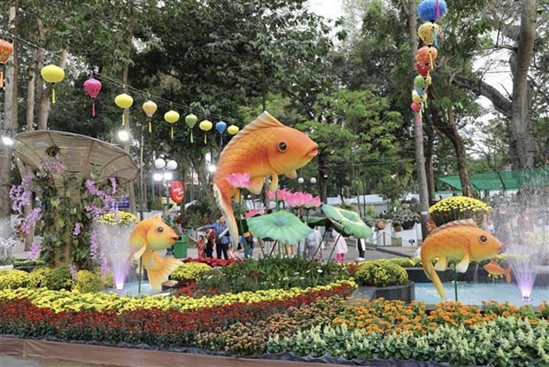 Spring flower festival opens in HCM City | Culture - Sports  | Vietnam+ (VietnamPlus)