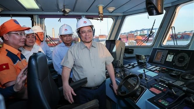 PM Pham Minh Chinh launches operations of Tan Cang – Cai Mep int’l port