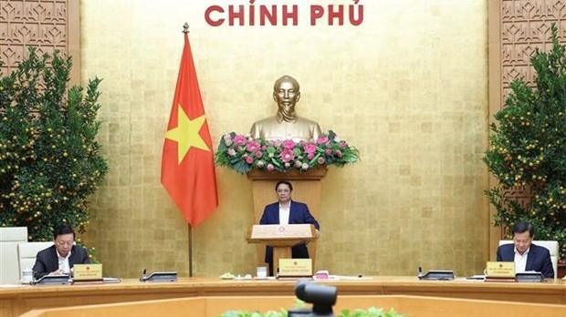 PM Pham Minh Chinh chairs Government meeting to review Tet and launch focal tasks