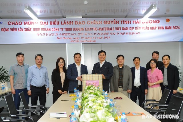 Hai Duong Chairman expects foreign firms to train skilled workforce