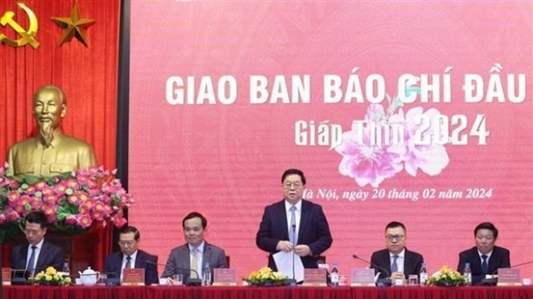 Deputy PM Tran Luu Quang calls for press agencies’ solidarity for development