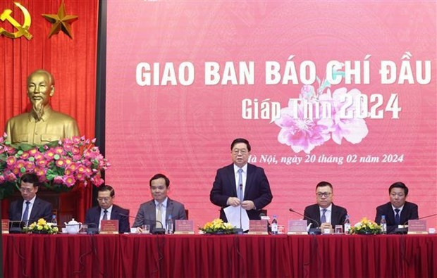 Deputy PM Tran Luu Quang calls for press agencies&rsquo; solidarity for development