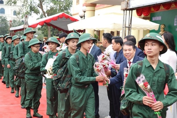 Ceremonies held nationwide to see young people off to military service Ceremonies held nationwide to see young people off to military service