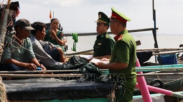 Tien Giang’s border guard force takes action to combat IUU fishing