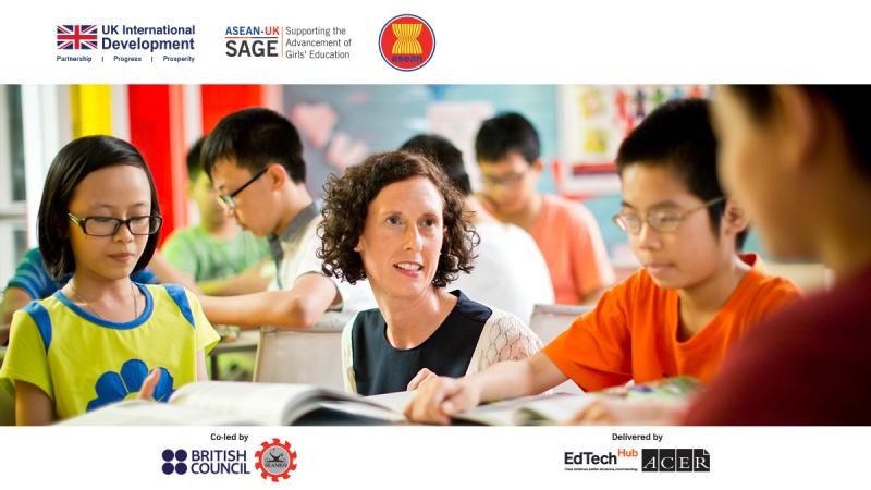 Chương trình hỗ trợ tiến bộ giáo dục trẻ em gái ASEAN – Vương quốc Anh (ASEAN-UK SAGE) tìm cách giải quyết sự chênh lệch giới tính trong khối ngành STEM. (Nguồn: Đại sứ quán Anh tại Việt Nam)