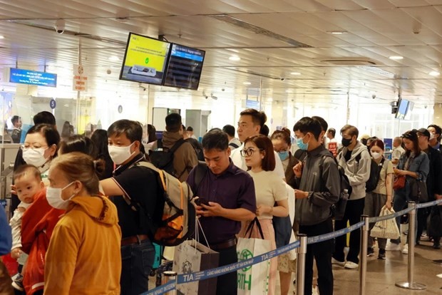 Tan Son Nhat International Airport welcomes over 3.8 million passengers during Tet holiday