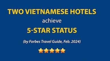 Two Vietnamese hotels achieve five-star status