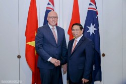PM Pham Minh Chinh receives leader of Liberal Party of Australia Peter Dutton