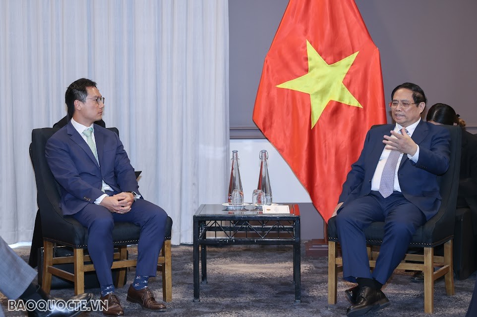 PM Pham Minh Chinh receives executives of Australian enterprises PM Pham Minh Chinh receives executives of Australian enterprises