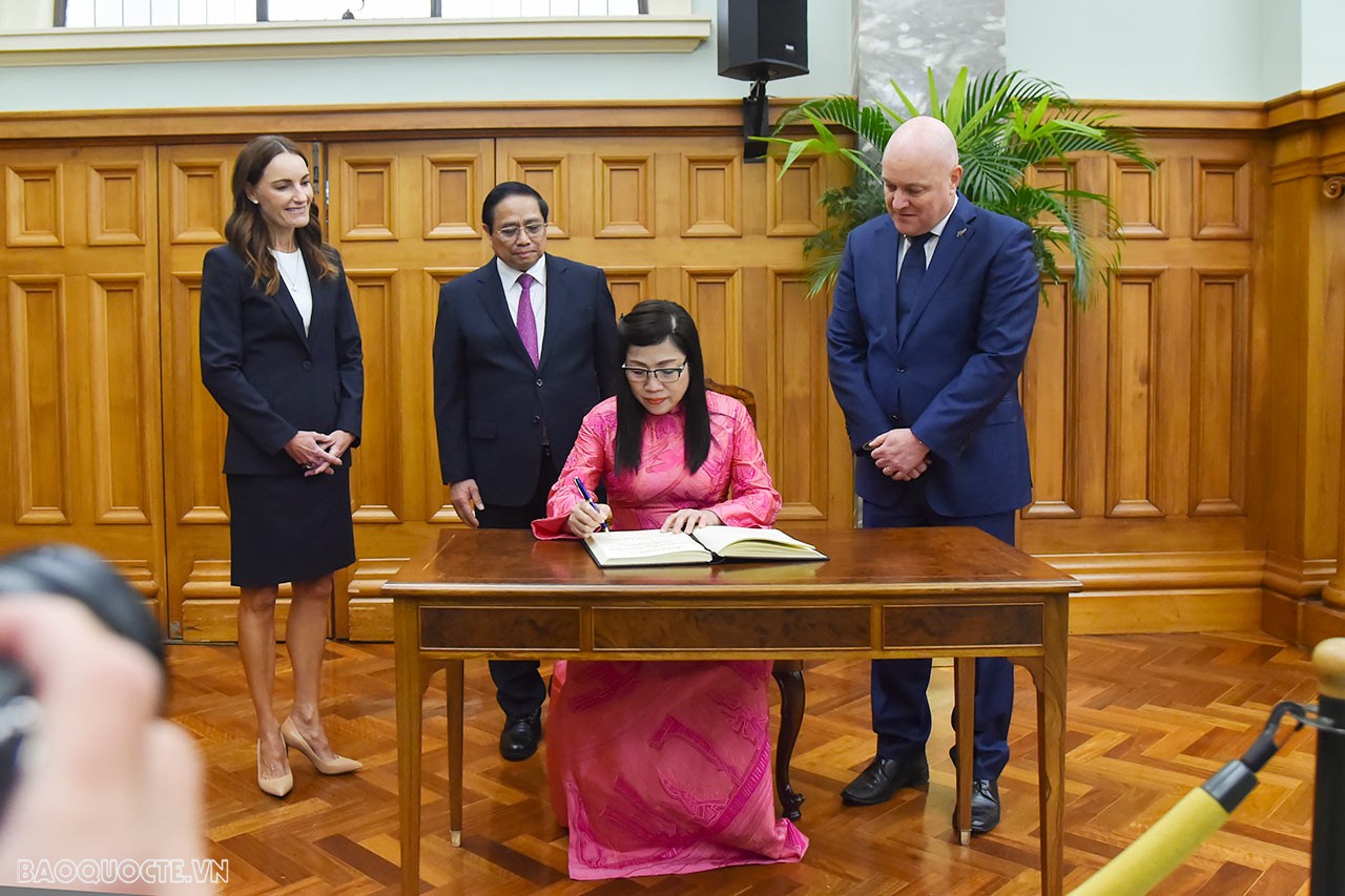 Welcome ceremony with Maori ritual held for Prime Minister Pham Minh Chinh in Wellington