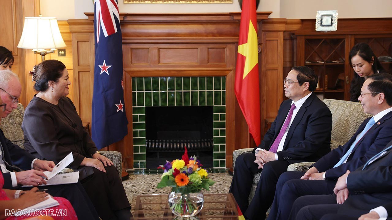 Prime Minister Pham Minh Chinh meets New Zealand’s Governor-General Dame Cindy Kiro