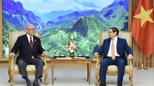 PM Pham Minh Chinh receives Special Advisor to Japan-Vietnam Parliamentary Friendship Alliance