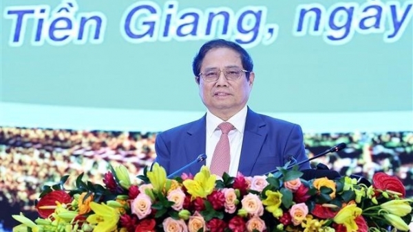 PM Pham Minh Chinh urges Tien Giang to become industrial and service-oriented province