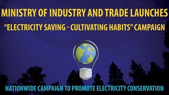 Ministry of Industry and Technology initiates a countrywide campaign to promote electricity conservation