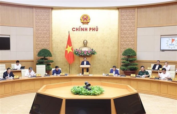 PM Pham Minh Chinh chairs Government's March law building session