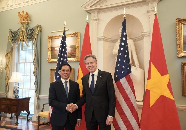 FM Bui Thanh Son, State Secretary Antony Blinken co-chair Vietnam-US Foreign Ministerial Dialogue