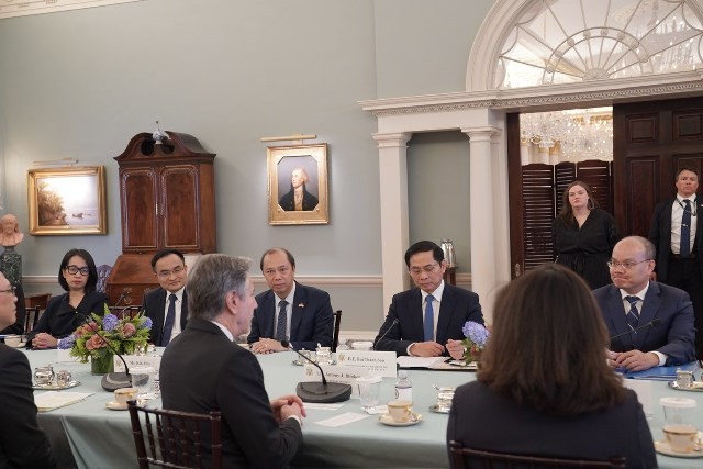 FM Bui Thanh Son, State Secretary Antony Blinken co-chair Vietnam-US Foreign Ministerial Dialogue FM Bui Thanh Son, State Secretary Antony Blinken co-chair Vietnam-US Foreign Ministerial Dialogue