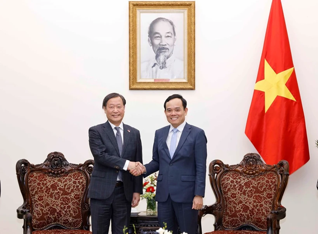 Deputy PM Tran Luu Quang hosts JICA Executive Senior Vice President
