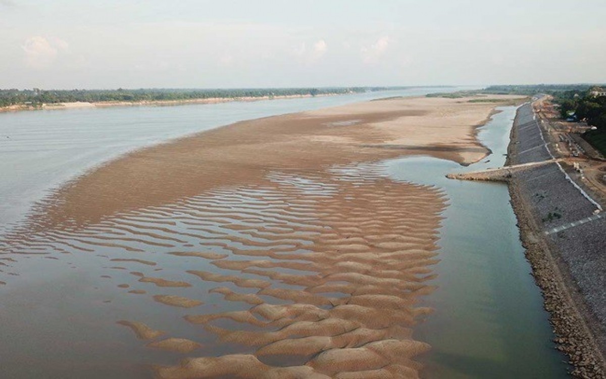 Một khúc sông Mekong ở Thái Lan Climate change significantly impacts Lancang-Mekong River Basin hydrology, says expert