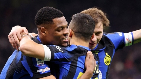 Serie A: Hình ảnh trận Inter Milan thi đấu vượt trội, thắng 2-0 Empoli