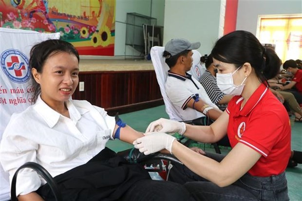 April 7 is designated as the “All People’s Voluntary Blood Donation Day”. (Photo: VNA)